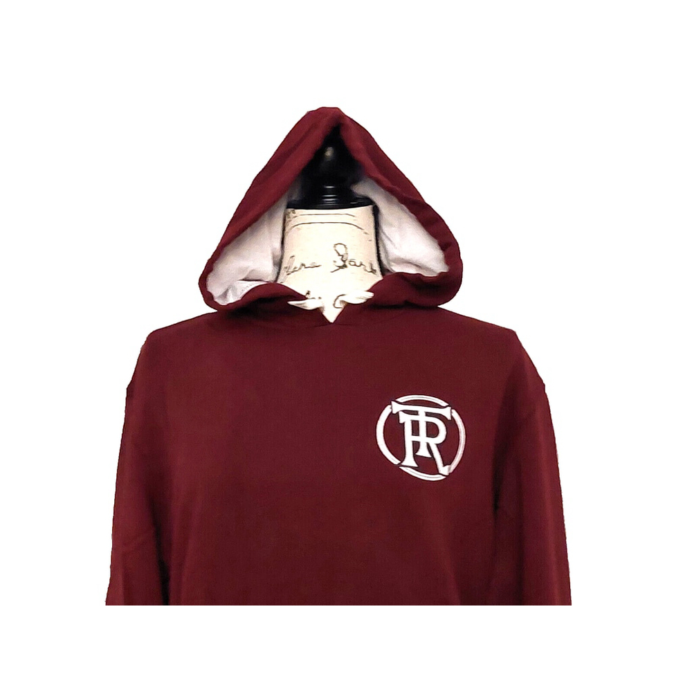 True Religion Brand Jeans Playoff Champs Raglan Hoodie Sweatshirt Size Large NWT - Picture 8 of 16